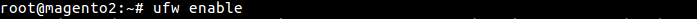 45 ufw enable