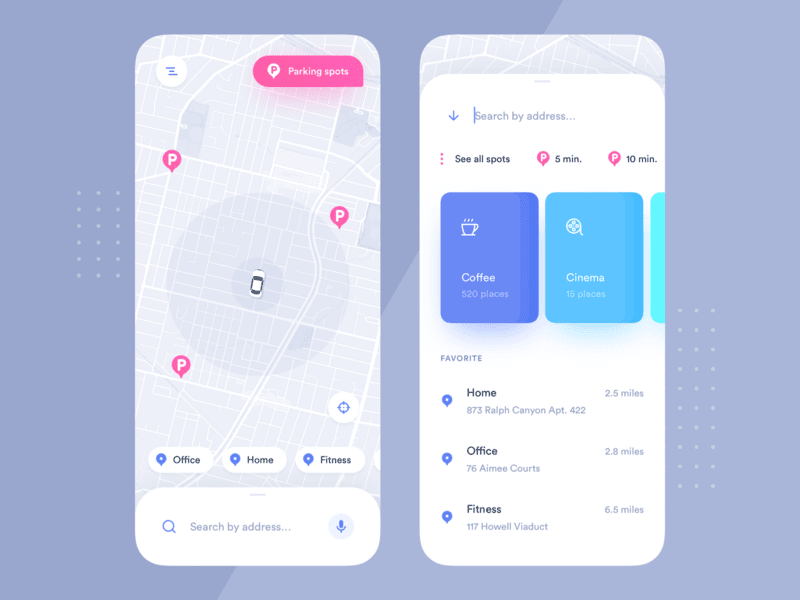 car parking app on time basis