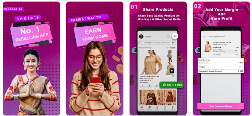 tuntun reselling app