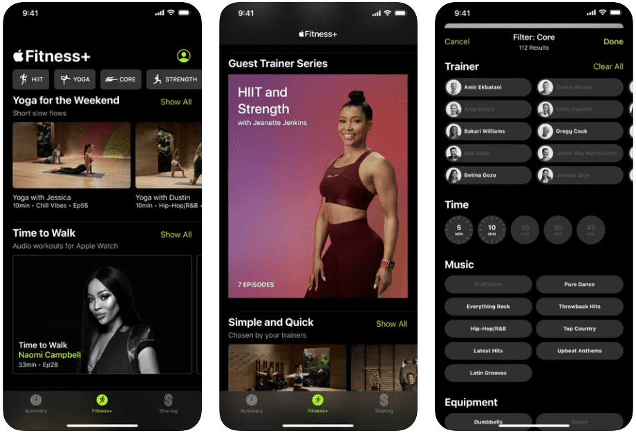 fitness by apple app