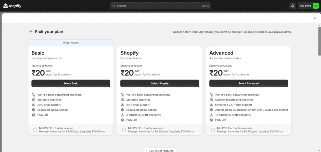 Launch your Shopify Online Store