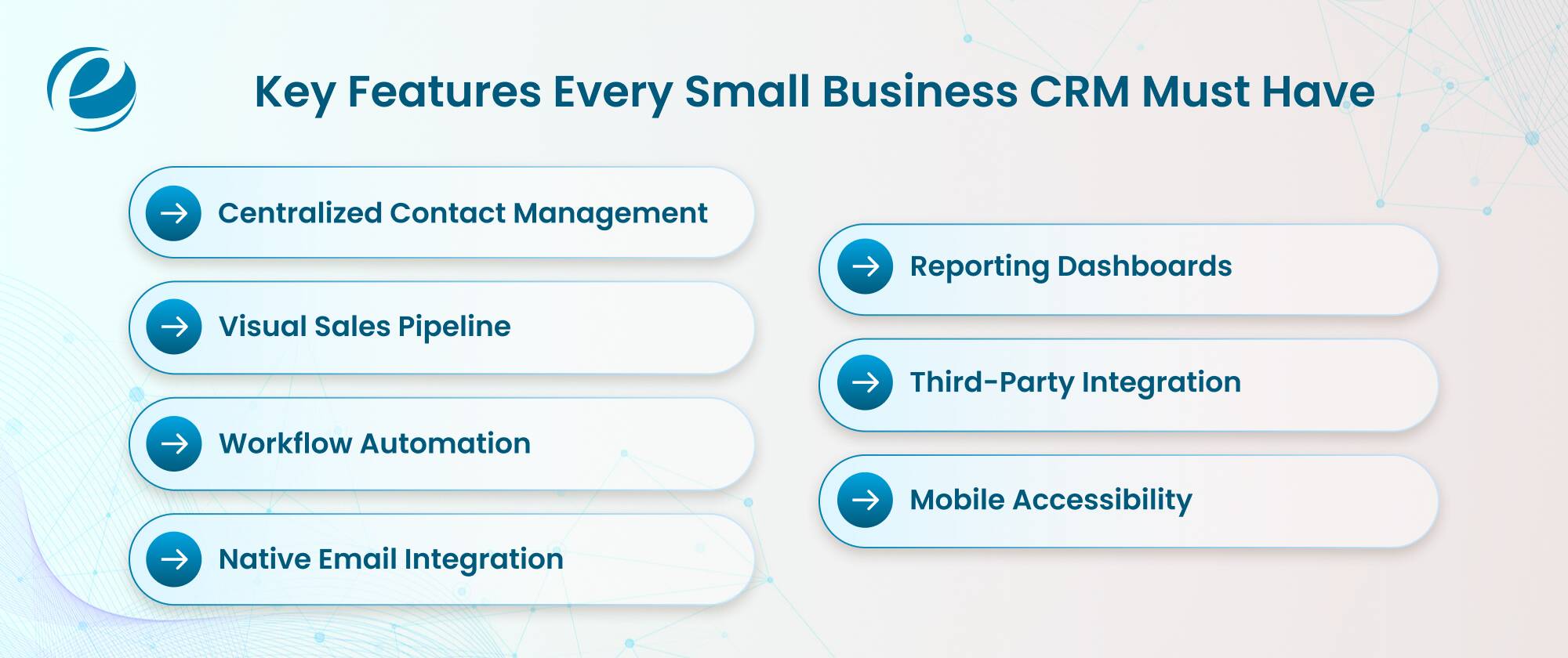 Key Feture CRM for startups