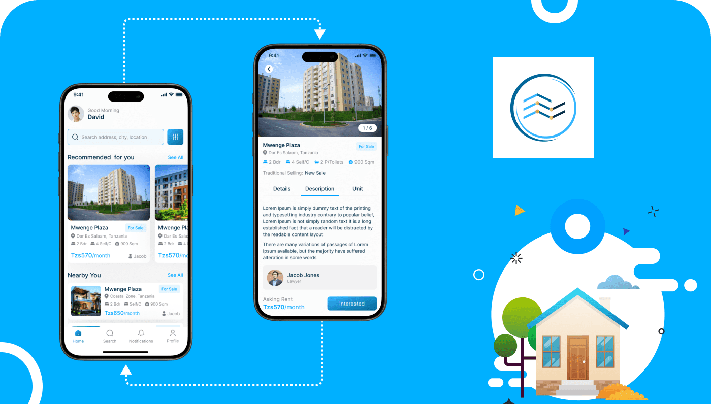 ESTETI Property App A property app developed by Emizentech, ESTETI digitizes users’ real estate asset portfolios and provides effortless asset management experience with automated financial reporting and visualized dashboards and KPIs.