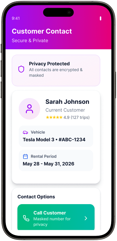 Secure Customer contact image