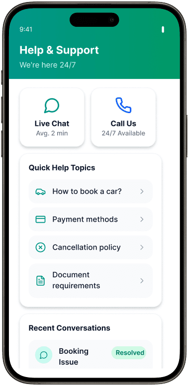 In-App Support