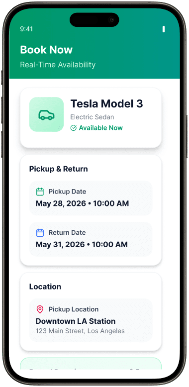 Real-Time Availability & Instant Booking