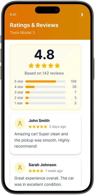 Ratings & Reviews System