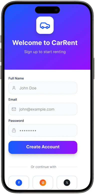 Signup  Social Login