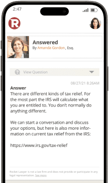 Rocket Lawyer app