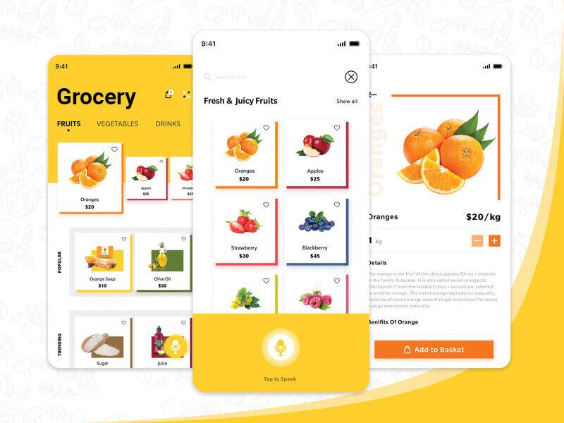 grocery delivery app