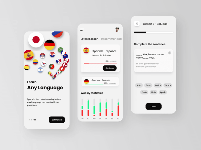 learn a language mobile app
