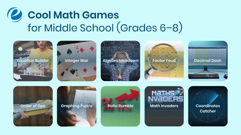 Cool Math Games for Middle School (Grades 6–8)