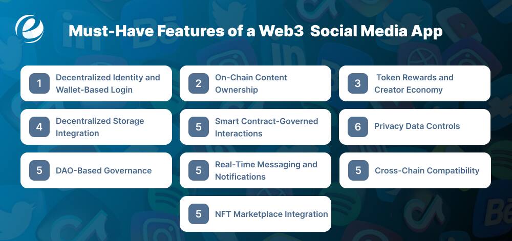 Must-Have Features of a Web3 Social Media App