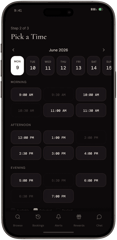 Real-Time Availability & Instant Booking