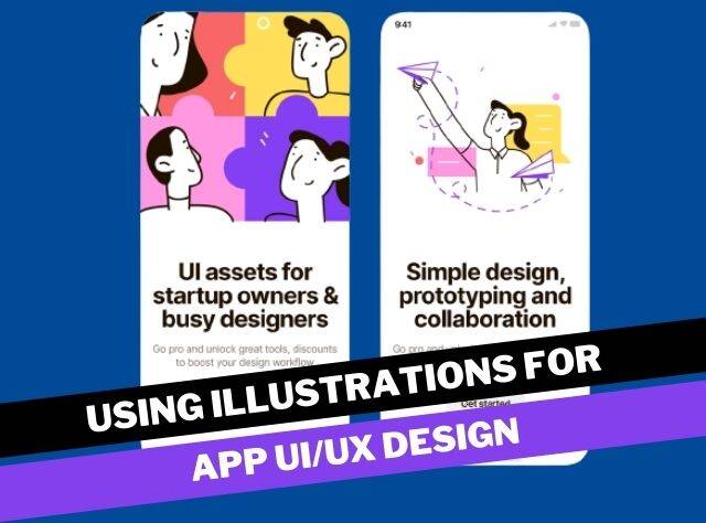 Using Illustrations for App UiUX design